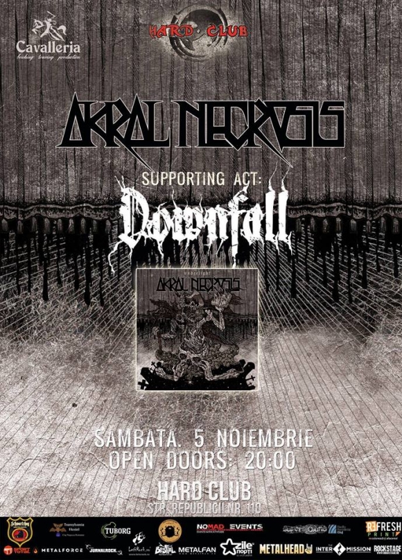 Concert Akral Necrosis si Downfall in Hard Club la Cluj Napoca