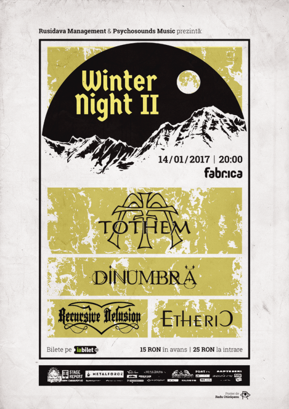 Concert Tothem, Dinumbra, Recursive Delusion, Etheric in Club Fabrica