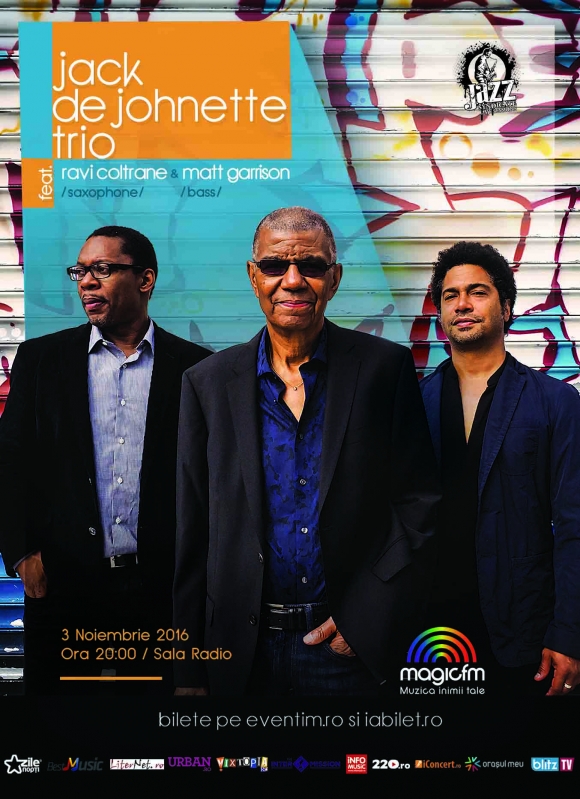 Doua categorii de bilete Sold Out la concertul Jack DeJohnette Trio de la Sala Radio