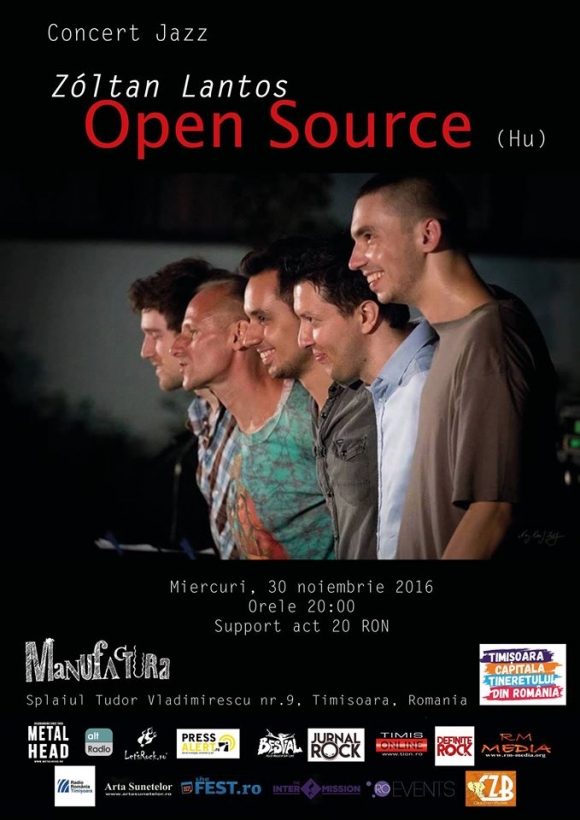 Seara de jazz cu Zoltan Lantos Opensource din Ungaria in Manufactura