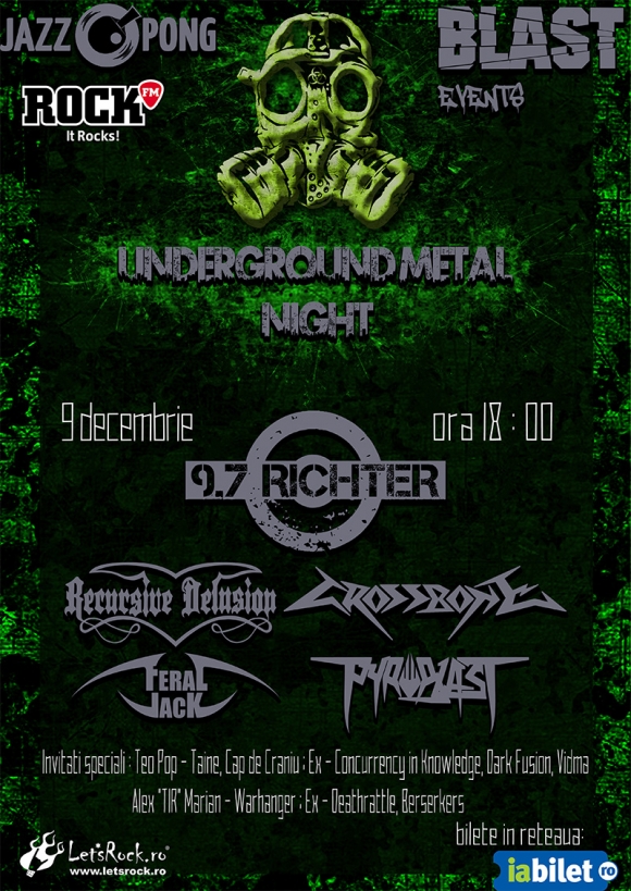 Underground Metal Night in club Jazz Pong