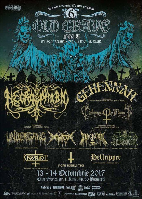 Trupele Undergan, Blackevil si Hellripper vor participa la Old Grave Fest VI