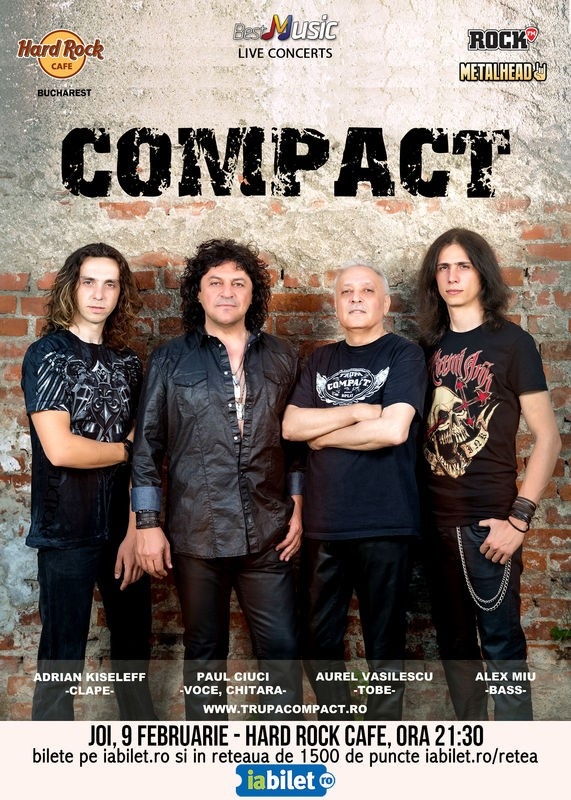 Un nou concert COMPACT la Hard Rock Cafe