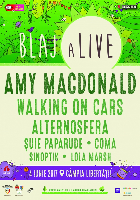 Amy Macdonald este cap de afis la Blaj aLive 2017