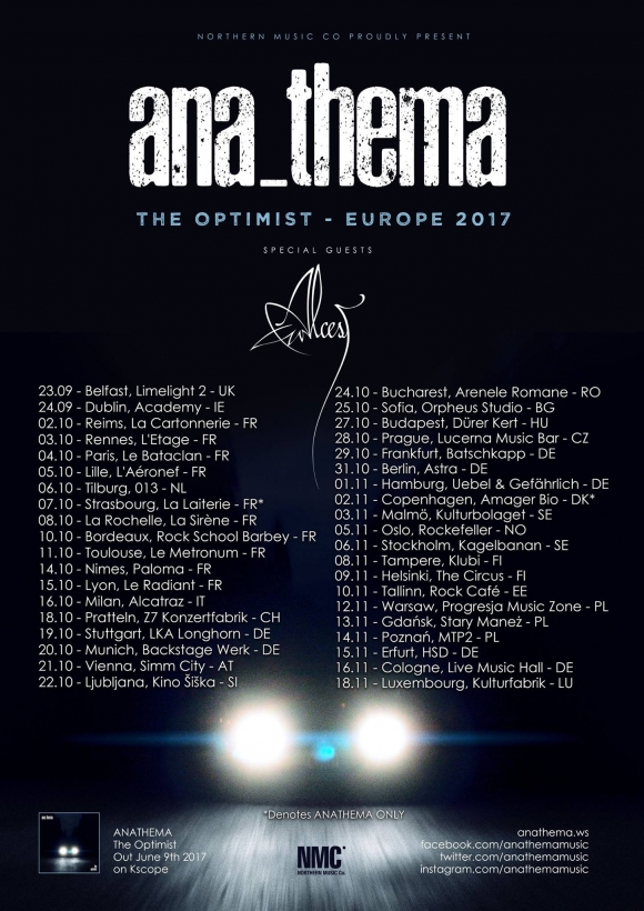 Concert Anathema si Alcest la Arenele Romane