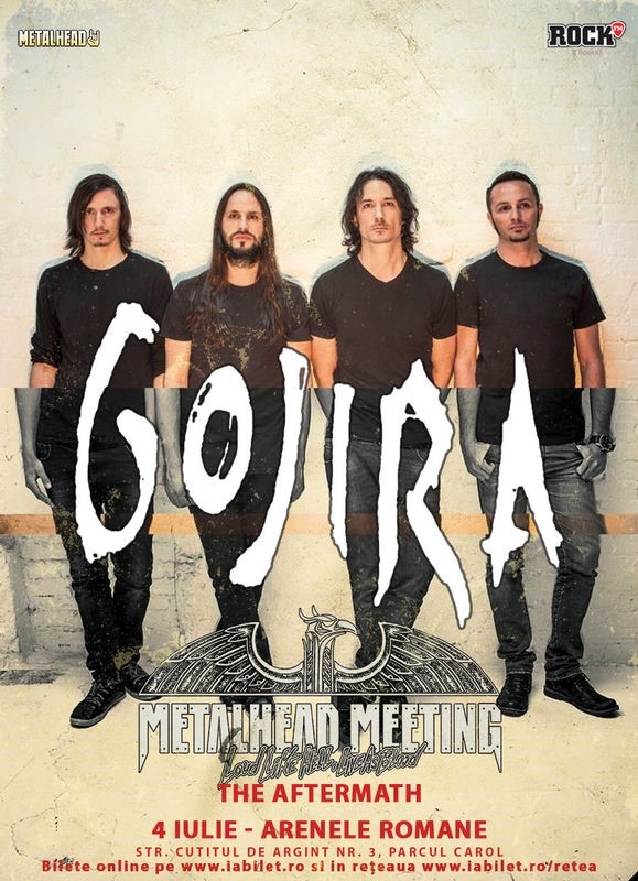 Trupa GOJIRA canta in premiera la Bucuresti