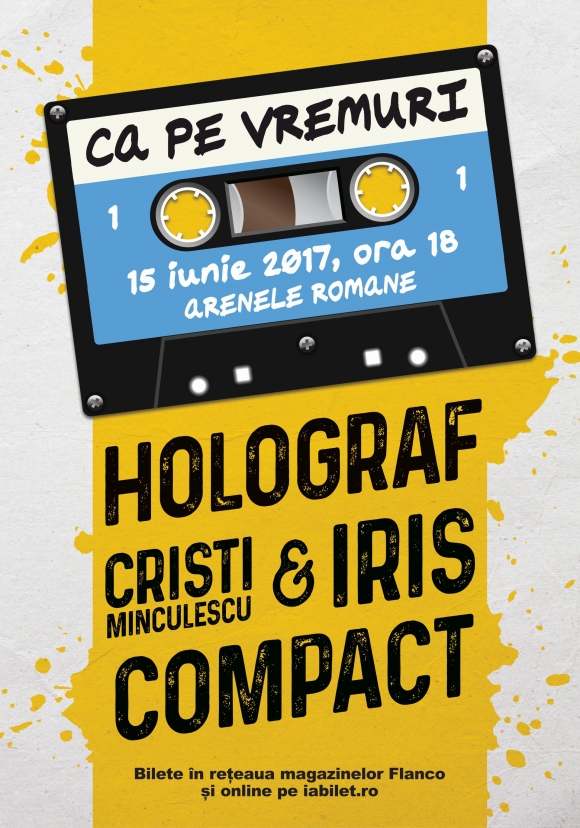 Cei de la Holograf, Compact si Iris se reunesc pe aceeasi scena, la Arenele Romane