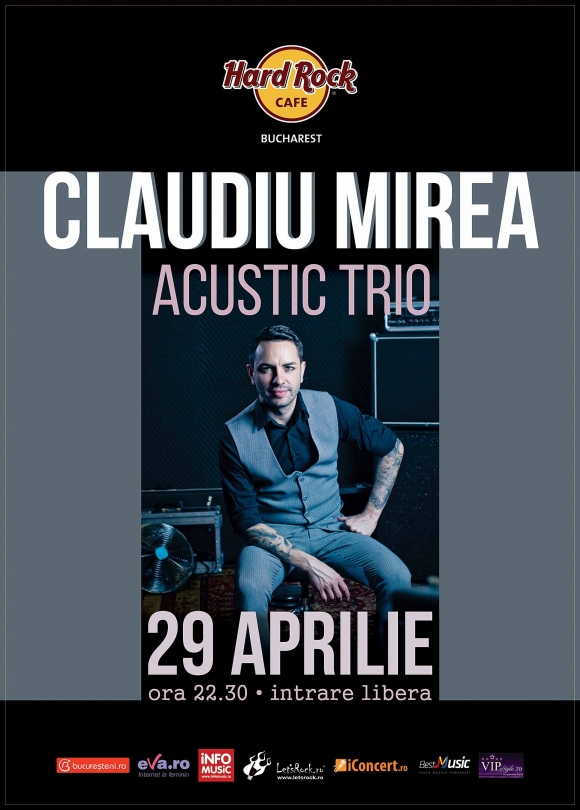 Concert acustic Claudiu Mirea la Hard Rock Cafe