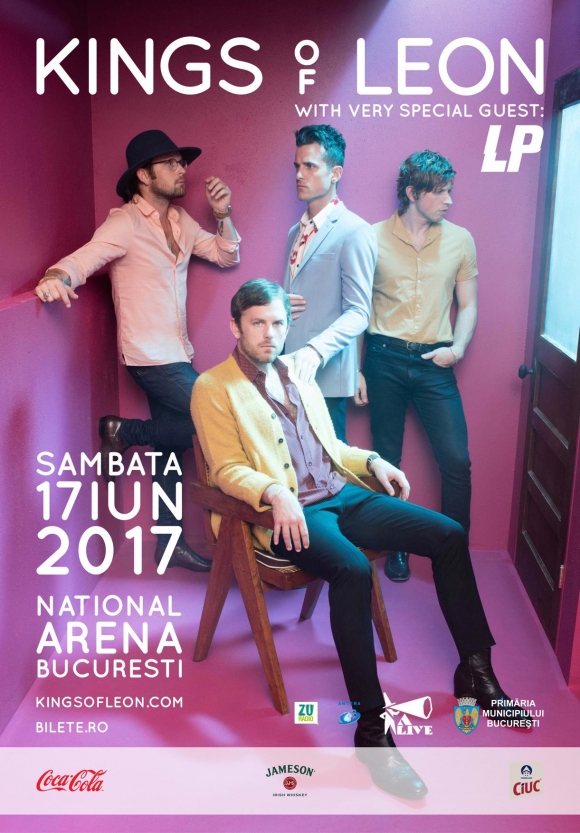 LP va deschide concertul Kings of Leon de la Bucuresti