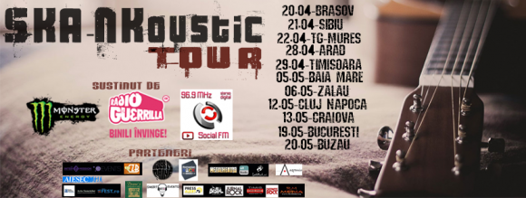 Turneul national Ska-Nkoustic Tour incepe la Brasov si Sibiu