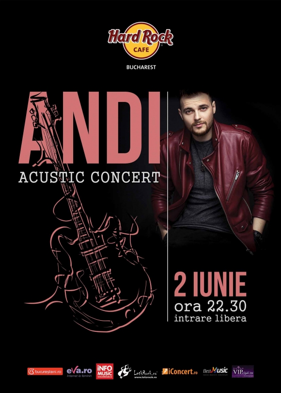 Concert acustic Andi la Hard Rock Cafe