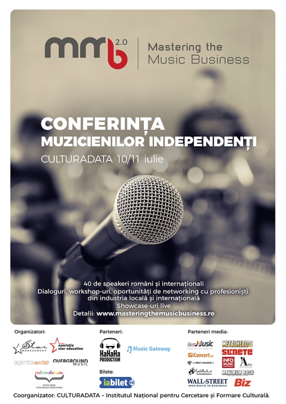 Mastering The Music Business - 3 zile de prezentari, workshop-uri si concerte live