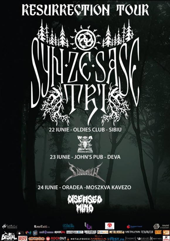 Syn Ze Sase Tri in concert la Sibiu, Deva si Oradea