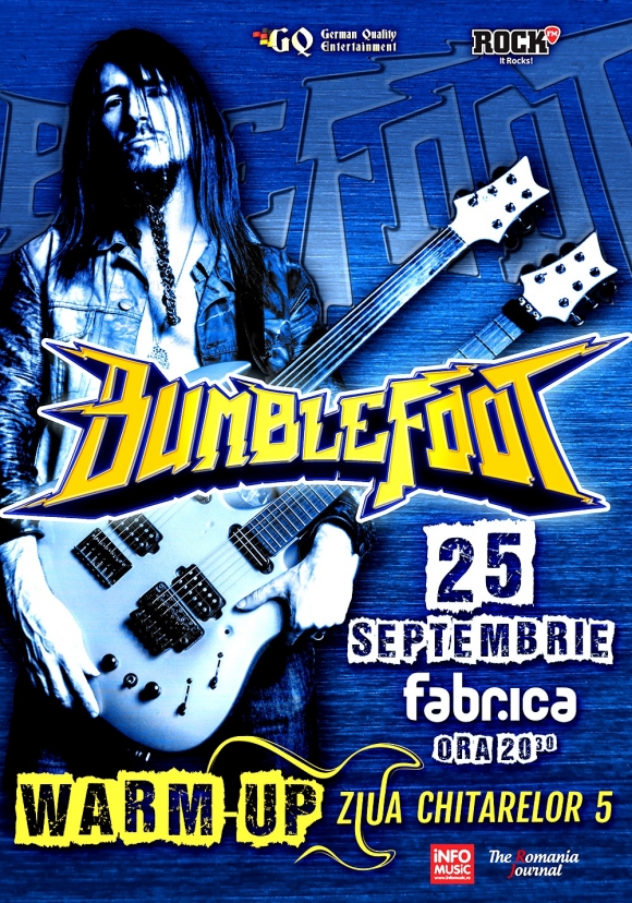 Bumblefoot, warm-up & b-day party – Ziua Chitarelor 5