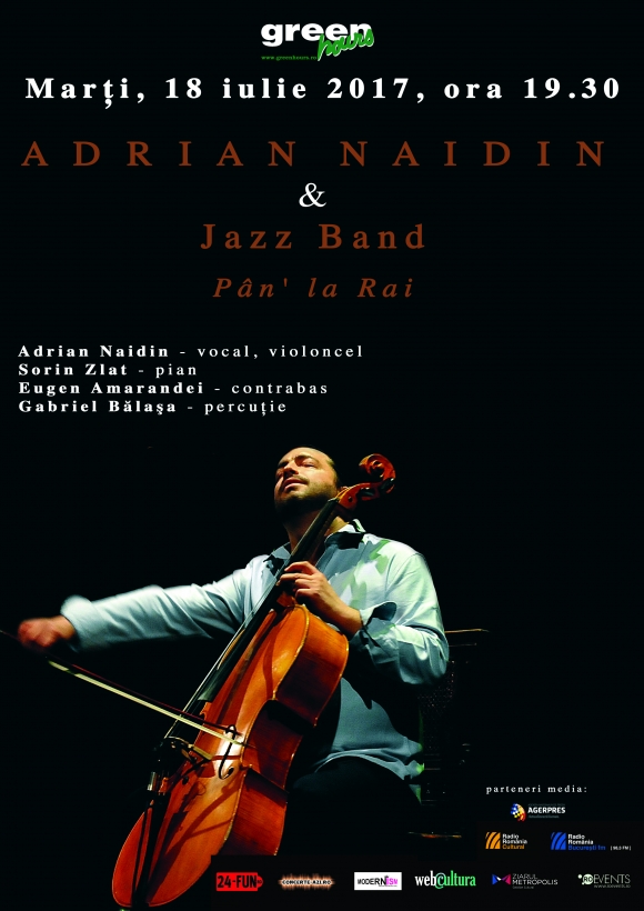 Green Hours gazduieste concertul exceptional al viloncelistului Adrian Naidin