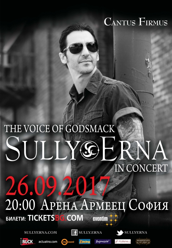 Sully Erna, vocea trupei Godsmack, va concerta la Arena Armeec din Sofia