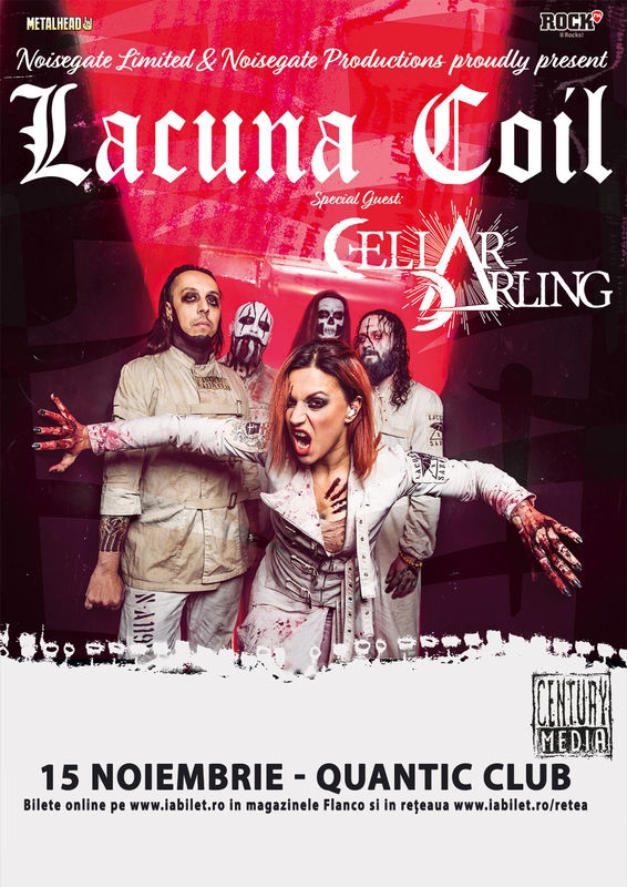 Concert Lacuna Coil si Cellar Darling in Quantic Club