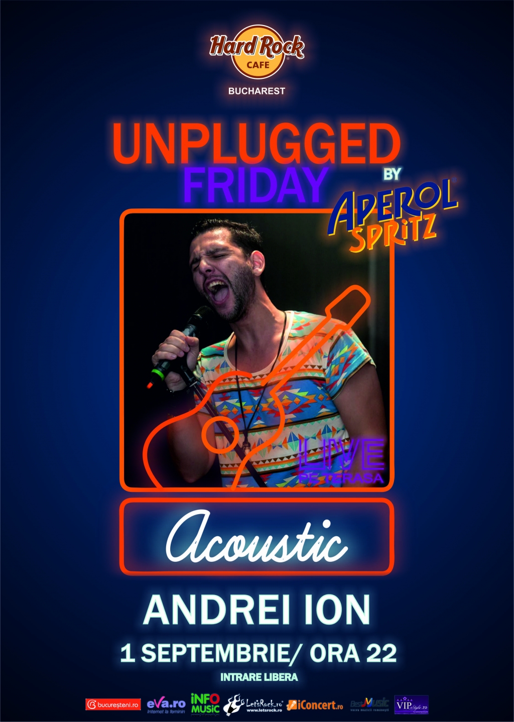 Unplugged Friday cu Andrei Ion la Hard Rock Cafe