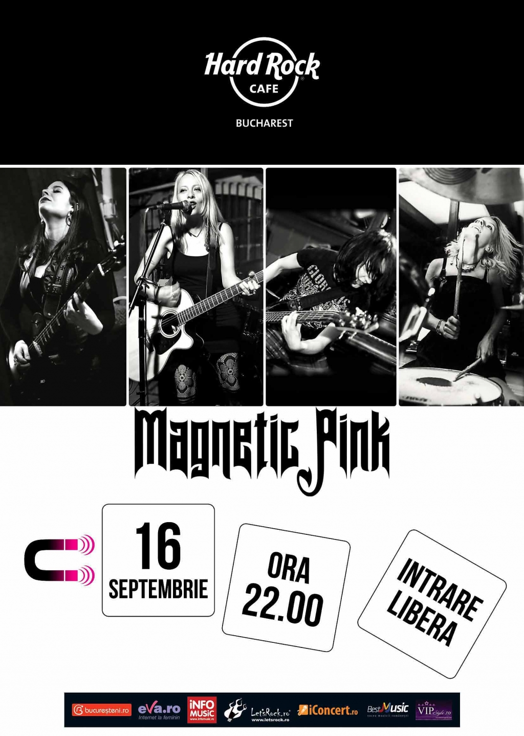 Concert Magnetik Pink pe terasa Hard Rock Cafe