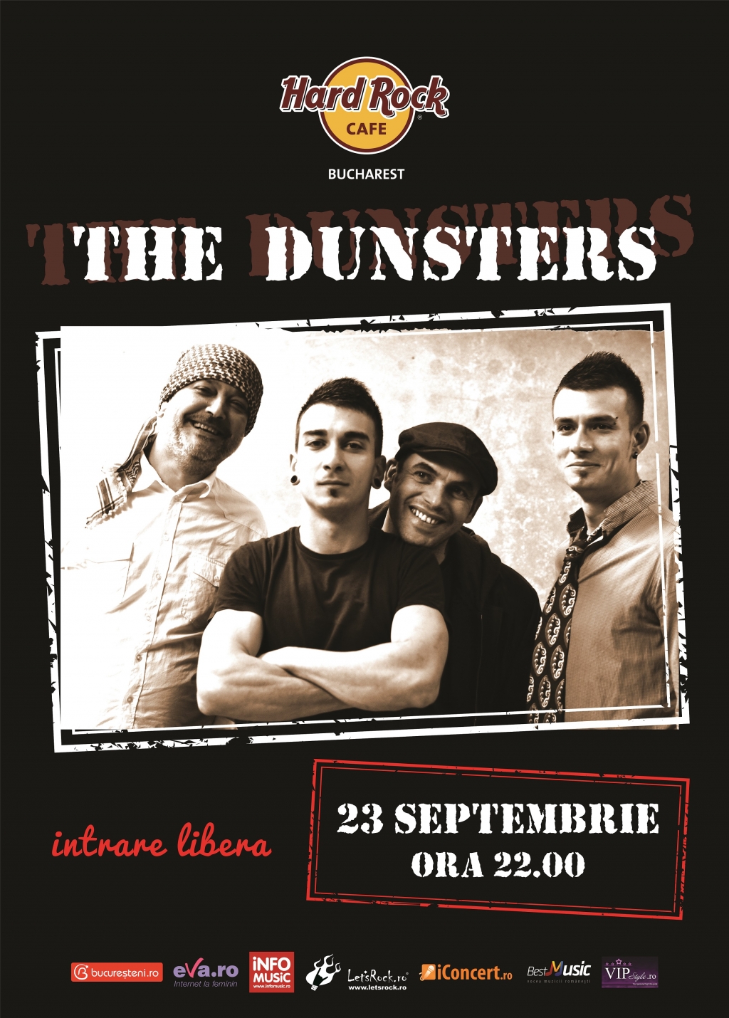 Concert The Dunsters la Hard Rock Cafe