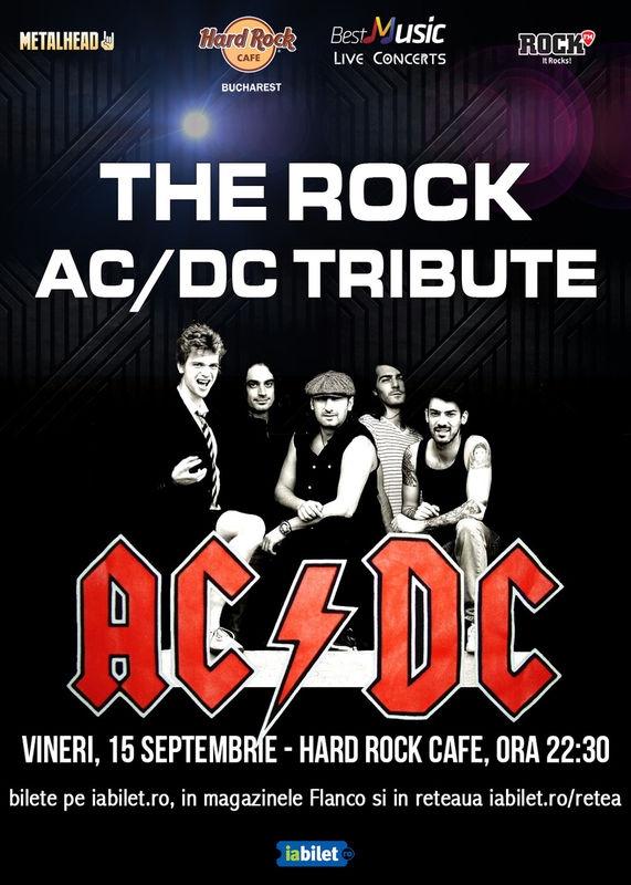 The Rock, trupa tribut AC/DC, concerteaza la Hard Rock Cafe