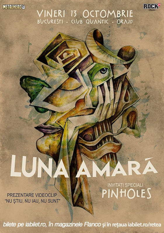 Concert si lansare de videoclip al celor de la Luna Amara