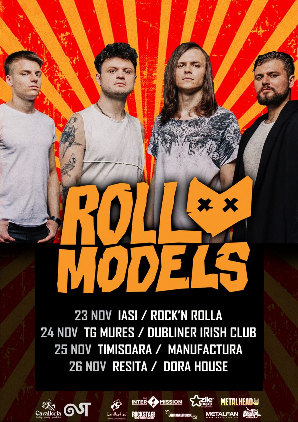 Roll Models se intorc in Romania pentru 4 concerte