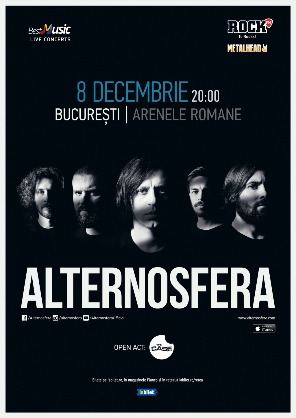 The Case canta alaturi de Alternosfera pe 8 decembrie la Arenele Romane