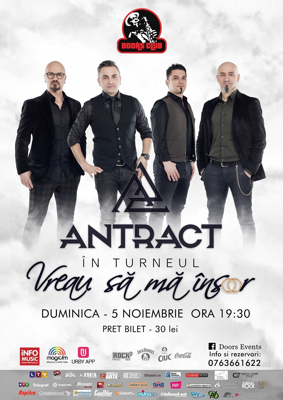 Trupa ANTRACT concerteaza la Doors Club