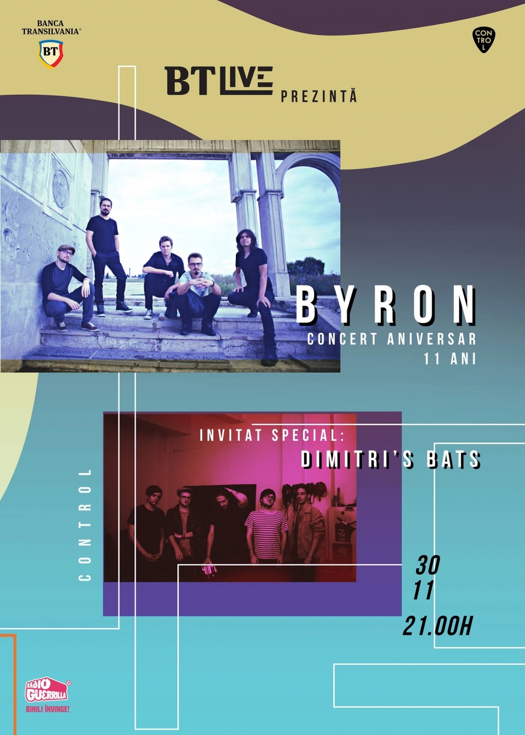 byron in Club Control - concert aniversar 11 ani