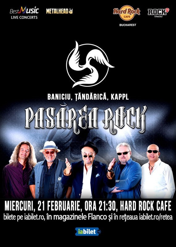 Concert Pasarea Rock la Hard Rock Cafe