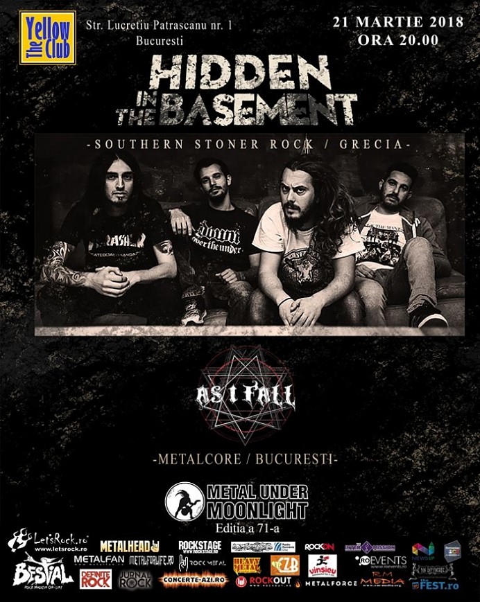 Programul concertului Hidden in the Basement si As I Fall de miercuri