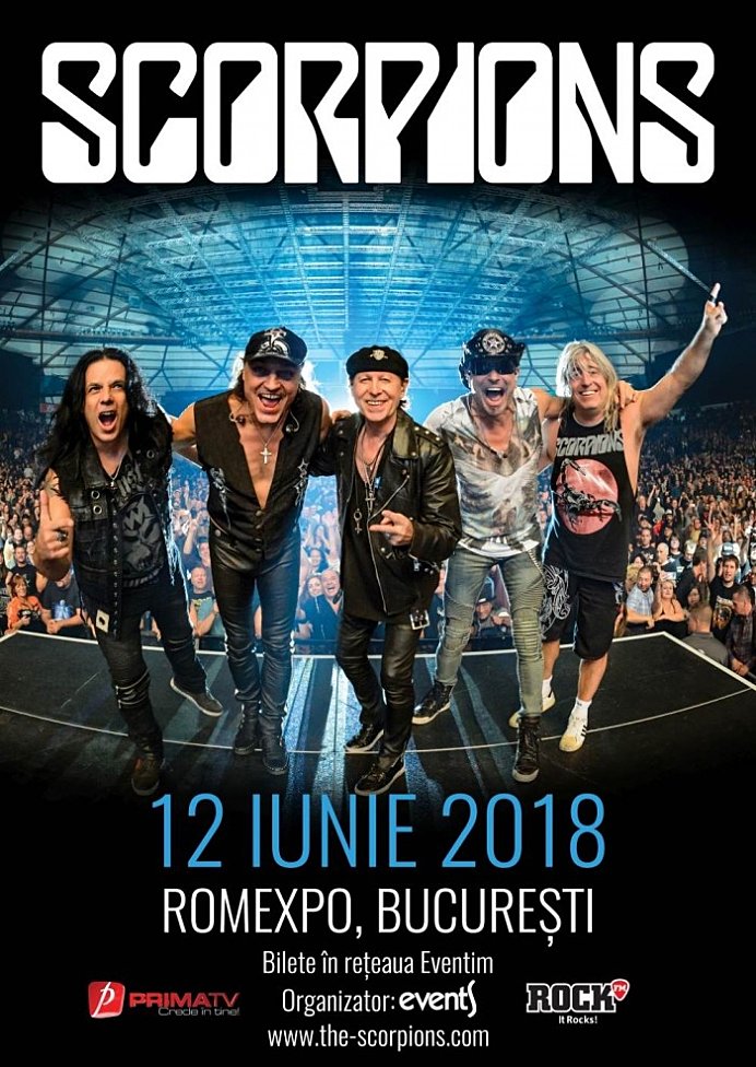 Concert Scorpions la Romexpo (București) în cadrul Crazy World Tour