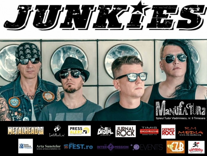 Concert Junkies (HU) in club Manufactura