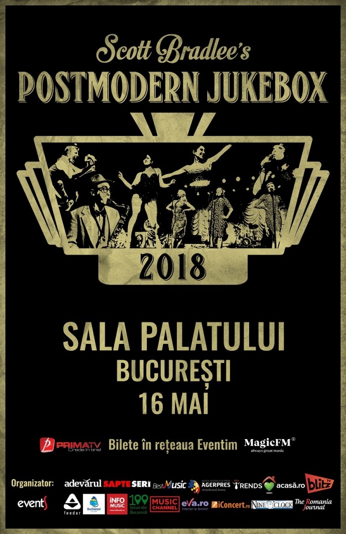 Scott Bradlee's Postmodern Jukebox la Sala Palatului