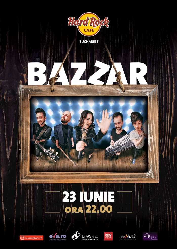 Concert Bazzar pe terasa Hard Rock Cafe, București