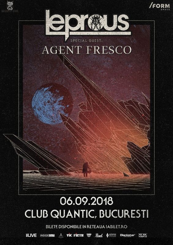 Concert Leprous și Agent Fresco la Club Quantic, București