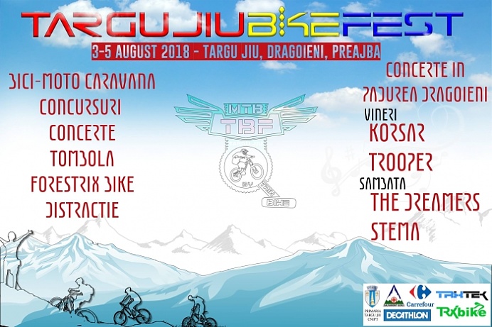 Târgu Jiu BikeFest 2018 în pădurea Drăgoieni