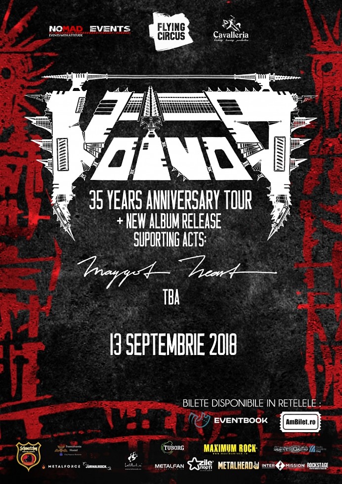 Show exclusiv Voivod în Flying Circus, Cluj-Napoca