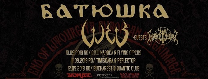 Trupa W.E.B. concertează în România alături de Batushka