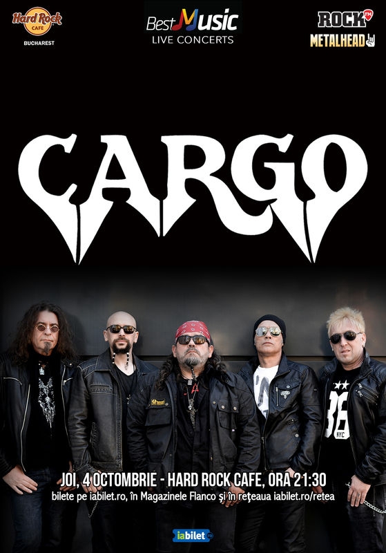 Concert Cargo la Hard Rock Cafe, București