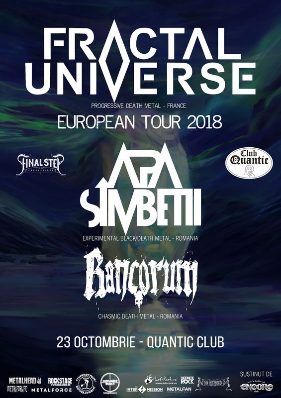 Concert Fractal Universe, Apa Sîmbetii și Rancorum în Club Quantic, București