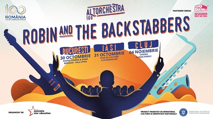 Concerte Robin and the Backstabbers acompaniați de o orchestră simfonică în cadrul ALTorchestra 100