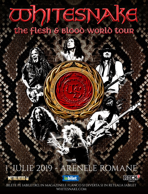 Concert Whitesnake la Arenele Romane: Categoria Acces General este Sold Out!