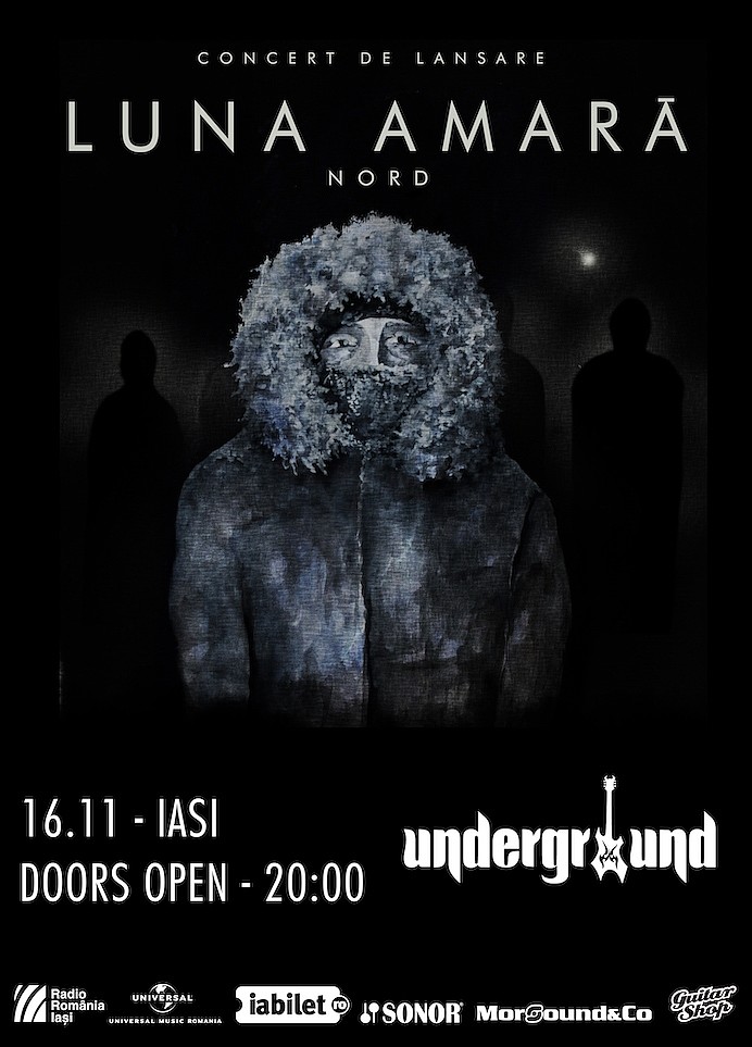 Concert lansare NORD - Luna Amară în Underground Pub din Iași