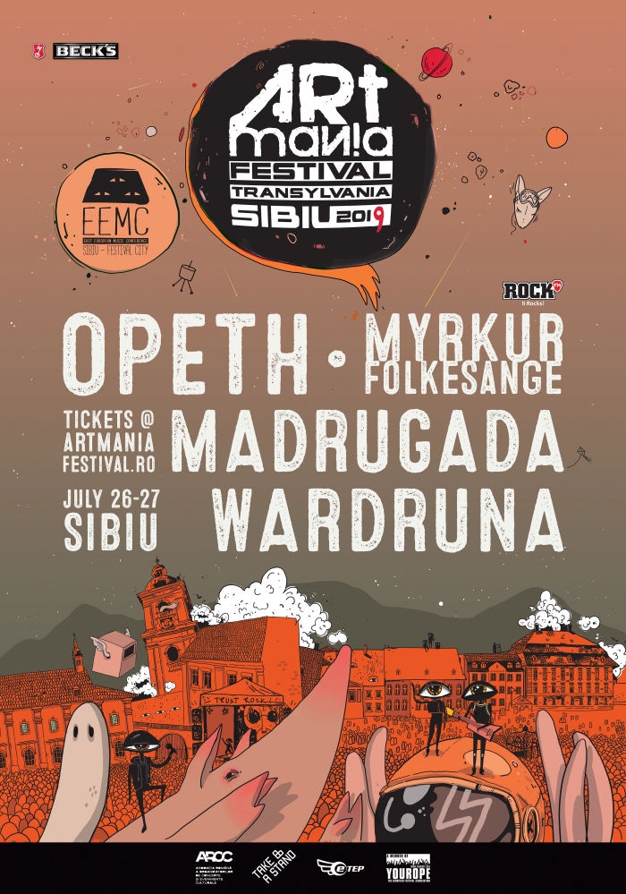 Opeth, Dream Theater, Madrugada, Wardruna - primul val de artisti confirmati la ARTmania Festival 2019