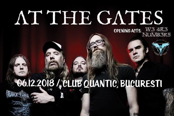 Program și reguli de acces la concertele W3 4R3 NUM83R5, Twist of Fate și At The Gates în Club Quantic