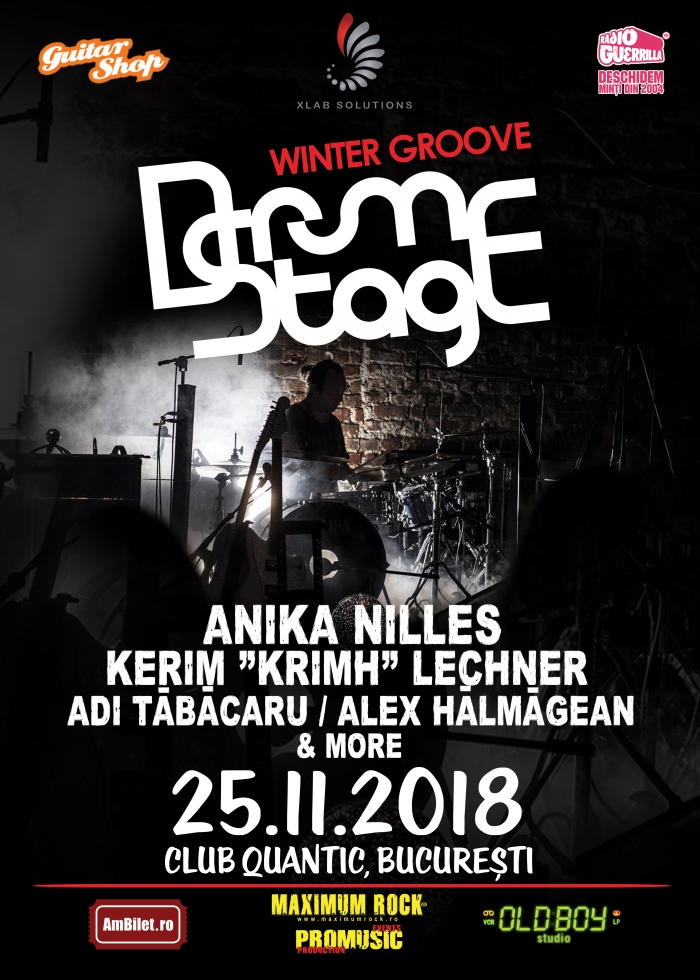 Program, premii si activitati pentru public la DrumStage Winter Groove in Club Quantic