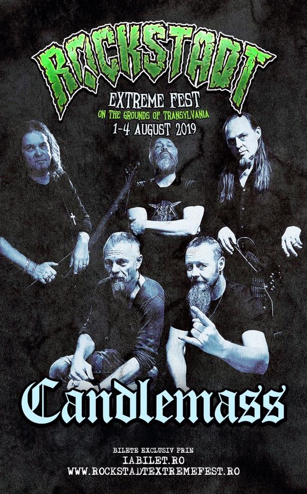 Trupele Candlemass, Mgła si Bolzer vor concerta la Rockstadt Extreme Fest 2019