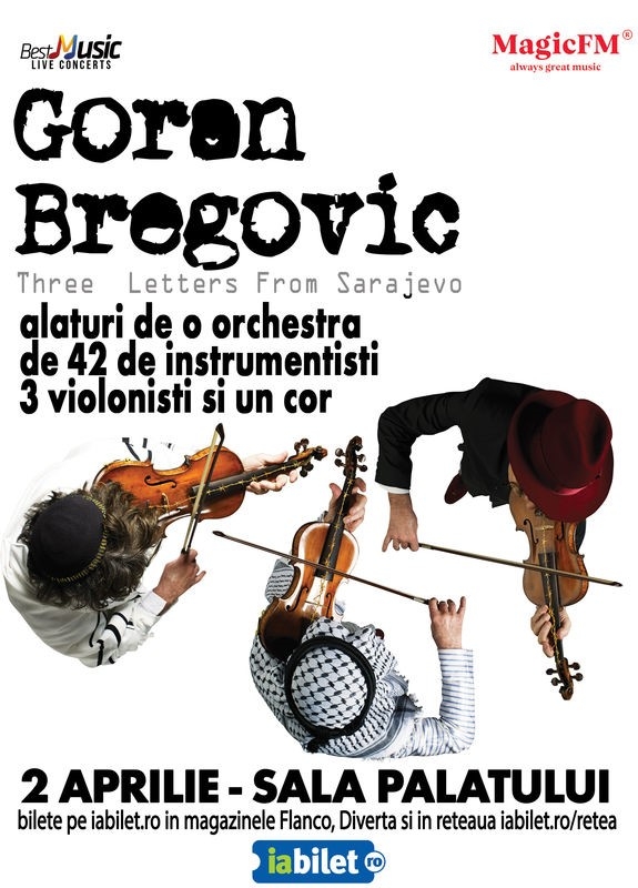 Concert Goran Bregovic cu Orchestra Simfonica si Cor la Sala Palatului